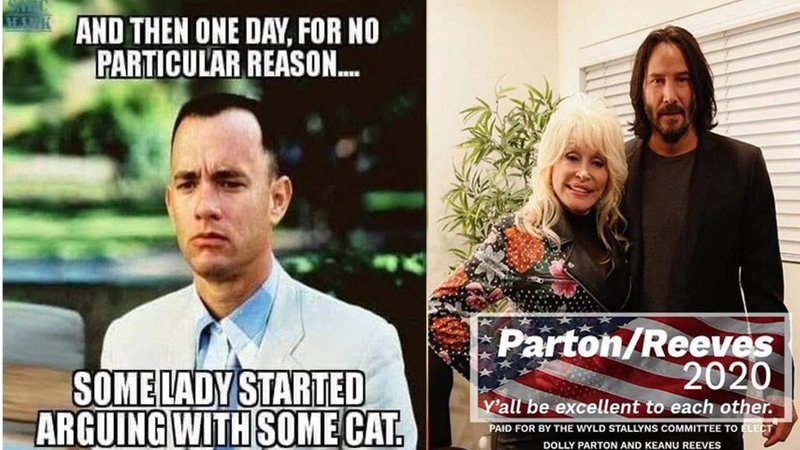 Two facebook challenge memes