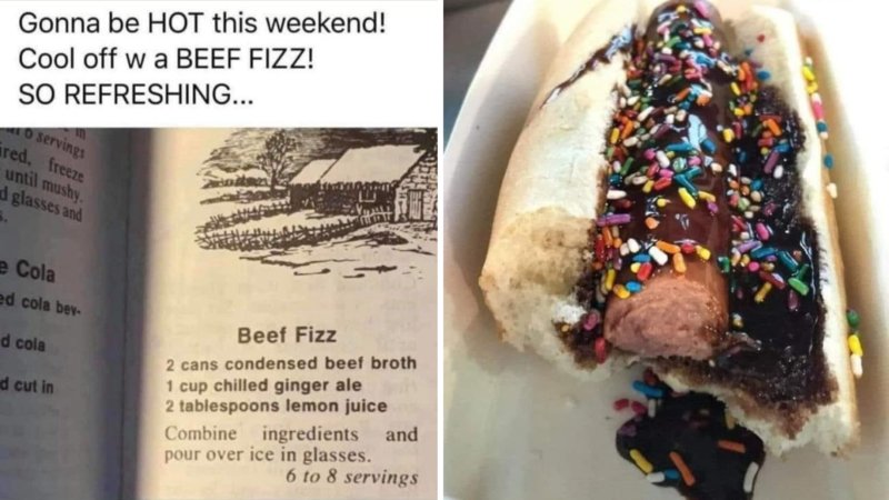 Two images from /r/StupidFood in the following collection.