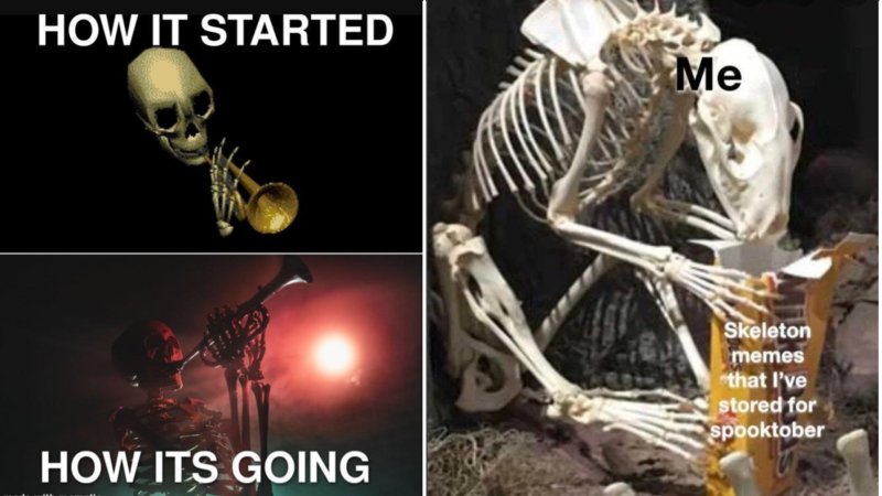 15 Festive Memes For The Final Days Of Spooktober Two Spooktober memes in the following collection.