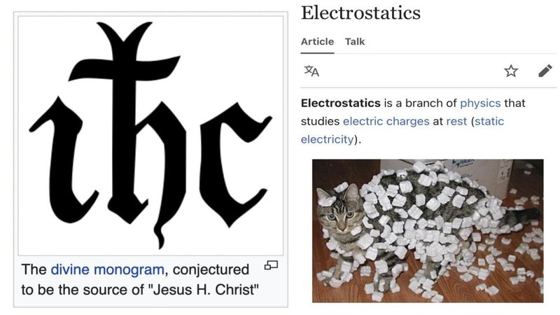 10 Strange Yet Amazing Images Taken From The Depths Of Wikipedia Two "Depths Of Wikipedia" images.