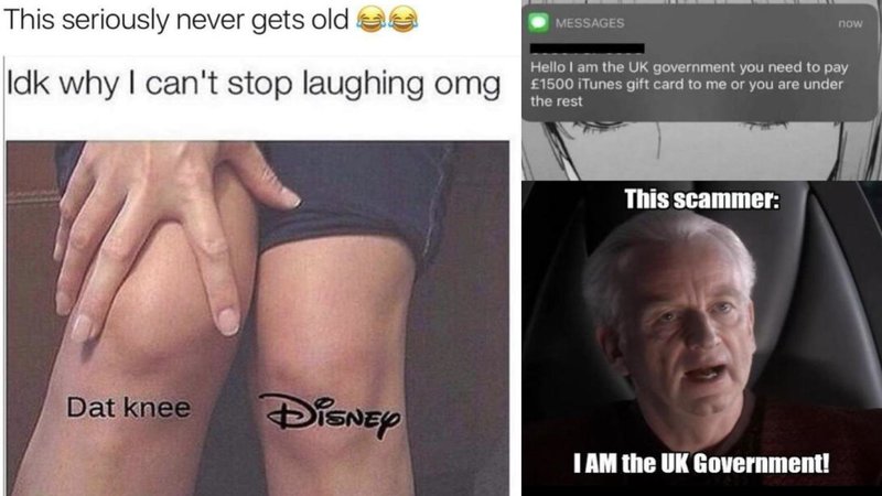 Two cringeworthy memes in the following collection.