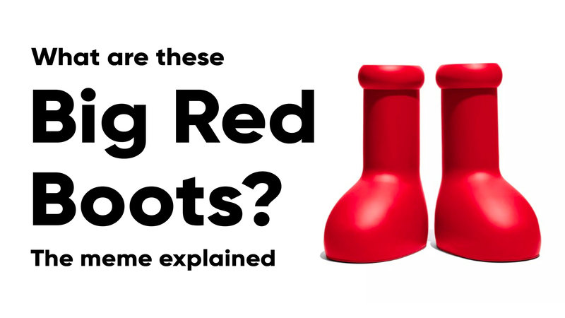 What To Know About MSCHF's Viral 'Big Red Boot