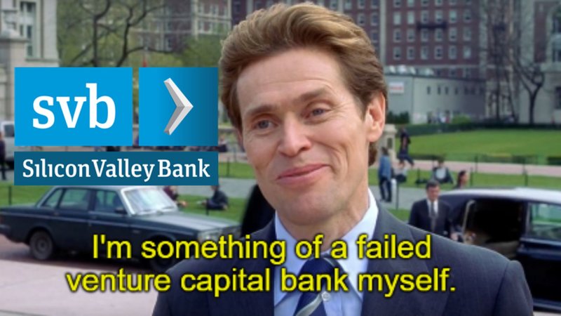 Silicon Valley Bank Collapse meme.