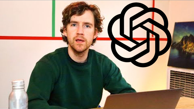 YouTuber Daxflame next to the OpenAI logo.