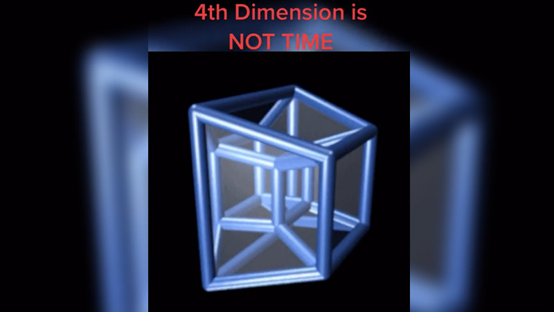 Image of the alleged 4th dimension government file video