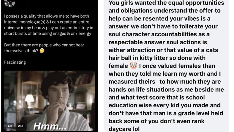 Two images from r/iamverysmart