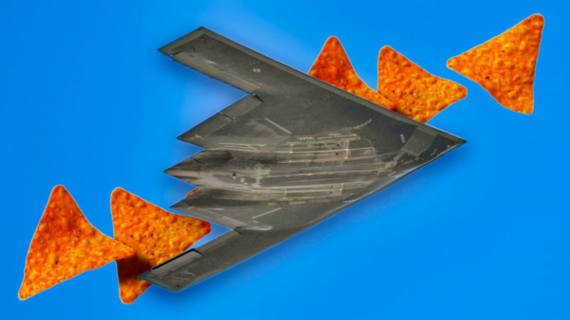 What Is The 'Freedom Dorito'? Memes About The U.S. Air Force's B-2 Spirit Bomber Explained Freedom Dorito B-2 Spirit Bomber meme explained.