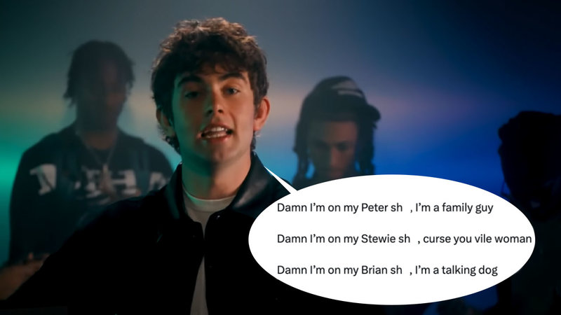 Ian XXL Freshman Freestyle / Damn I'm On My Britney Shit meme explained.