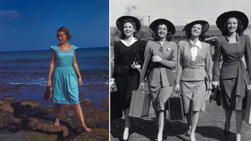 Two images from the 1940s.