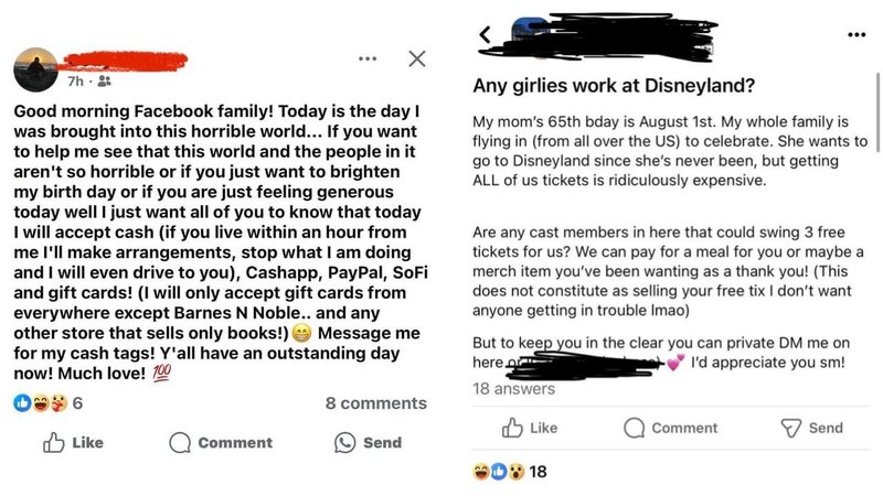 Insanely Entitled People Making 30 Major Demands Two images.