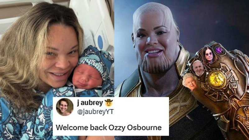 Was 'Ozzy Osbourne' Reincarnated As 'Trisha Paytas' New Baby 'Aquaman?' The Viral Memes About Trisha Paytas' Kids Being Reincarnations Explained Trisha Paytas' Baby Reincarnation meme explained.