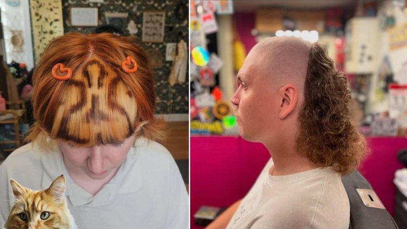 25 Terrible Haircuts That Must Have Been Mistakes Two haircuts.