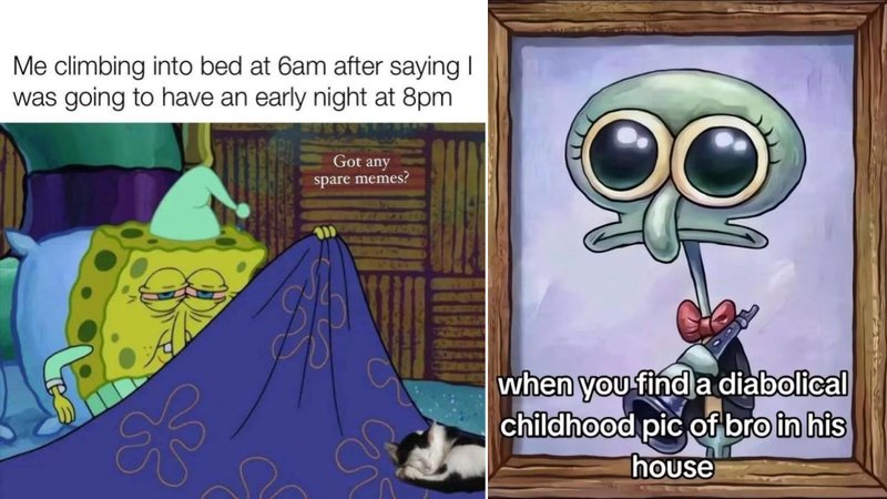 Two memes.
