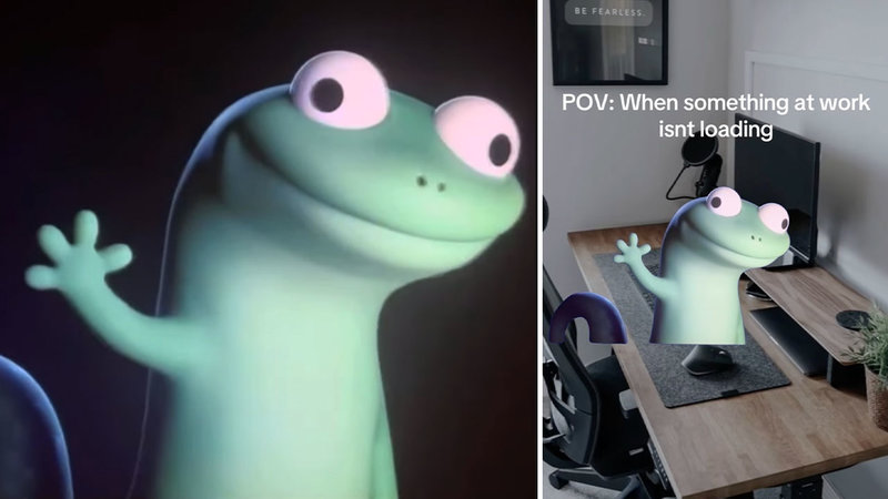 What's The Origin Of The 'Lizard Lizard Lizard' Green-Screen Meme? Disney-Pixar's 'Hoppers' And The 'Elio' Post-Credits Scene Explained Lizard Lizard Lizard meme explained.