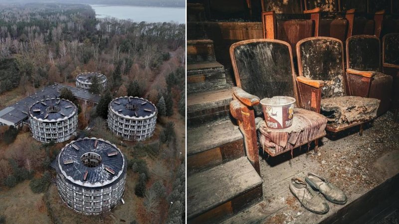 Abandoned places.