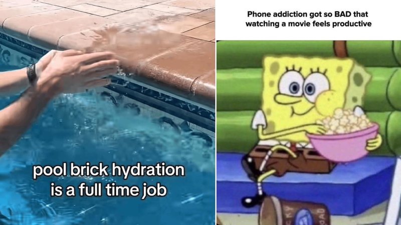 Two memes.