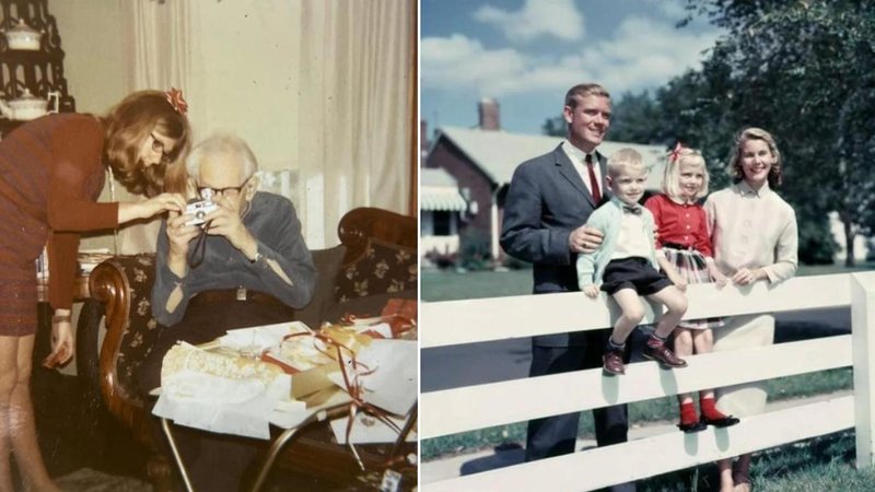 Two photos from the 1960s.