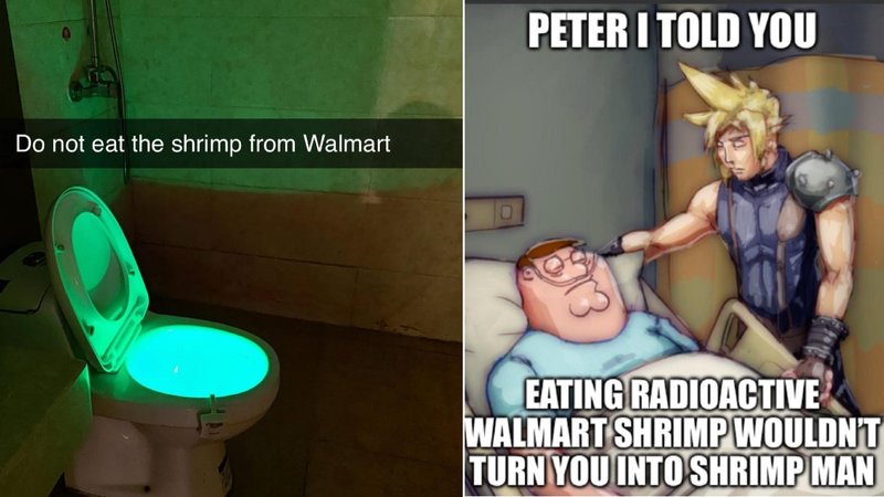 Radioactive Walmart Shrimp memes explained.