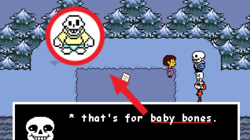 Baby Bones Undertale meme explained.
