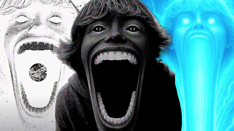 Some SCP-067 memes from TikTok showing horror versions of the 67 Kid meme.