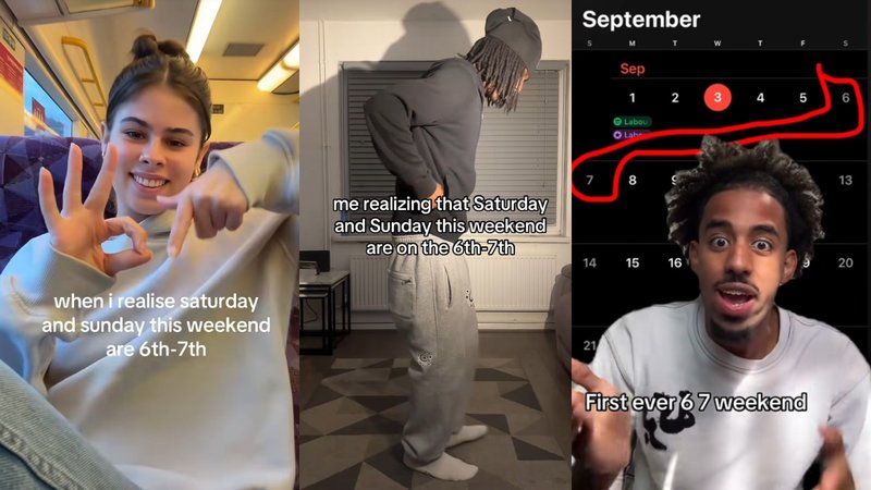 The 6 7 weekend meme explained.