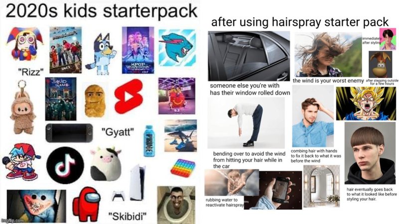 Two memes.