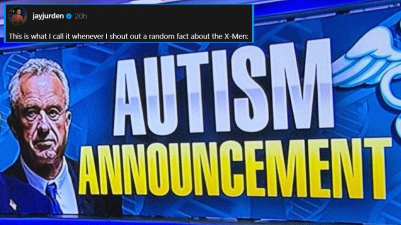 Autism announcement meme explained.