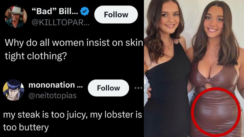 My Steak Is Too Juicy My Lobster Is Too Buttery meme explained.