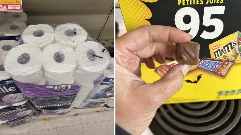 25 Times Shrinkflation Went Too Far Two photos.