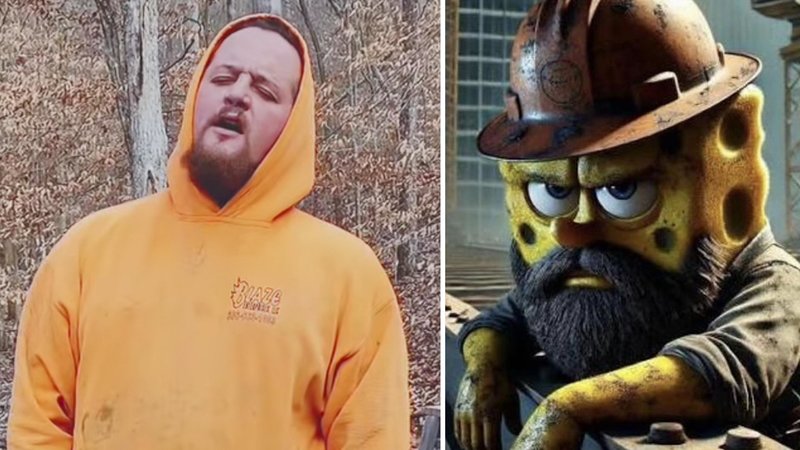 The Blue Collar SpongeBob meme and My Collar's Blue But My Neck Is Red song explained.