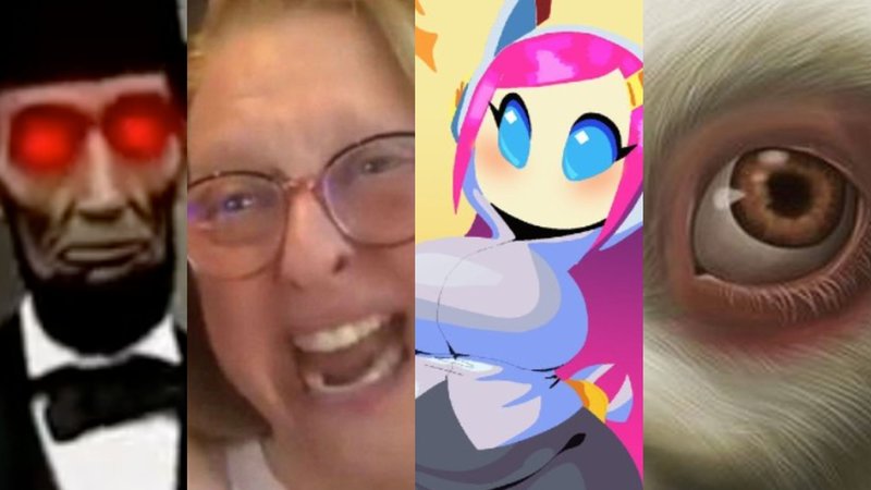 Weekly Meme Roundup depicting the Abe Lincoln Virus, "Who Are You?," Heavyweight Susie and White Rabbit Pointing at Clock memes.