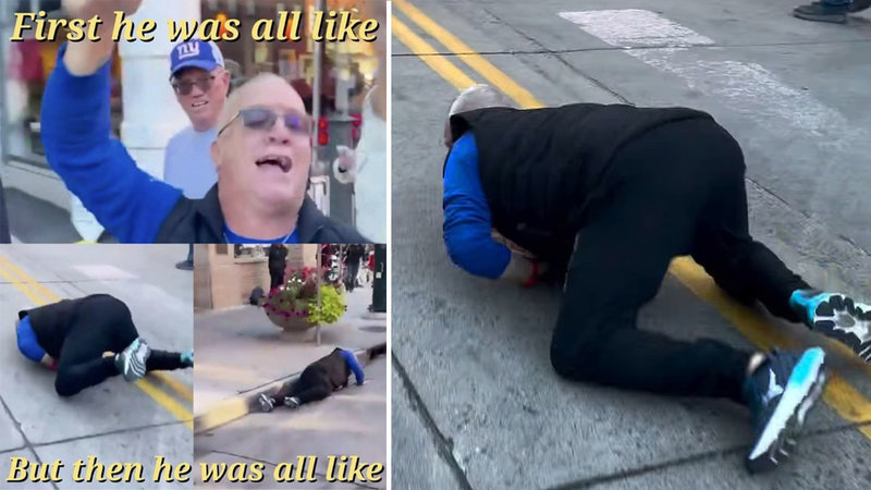 Faceplant Guy meme explained.