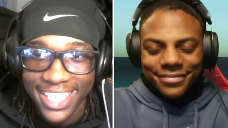 IShowSpeed and the kid from the My Mom is Kinda Homeless stream.