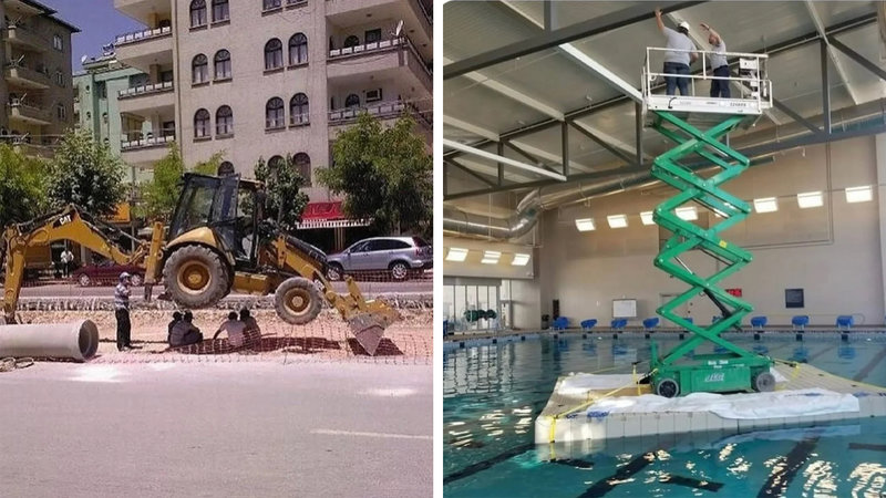 Two examples of Redneck Engineering.