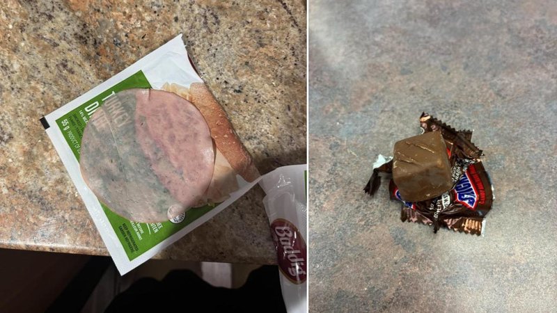 Two photos of items.