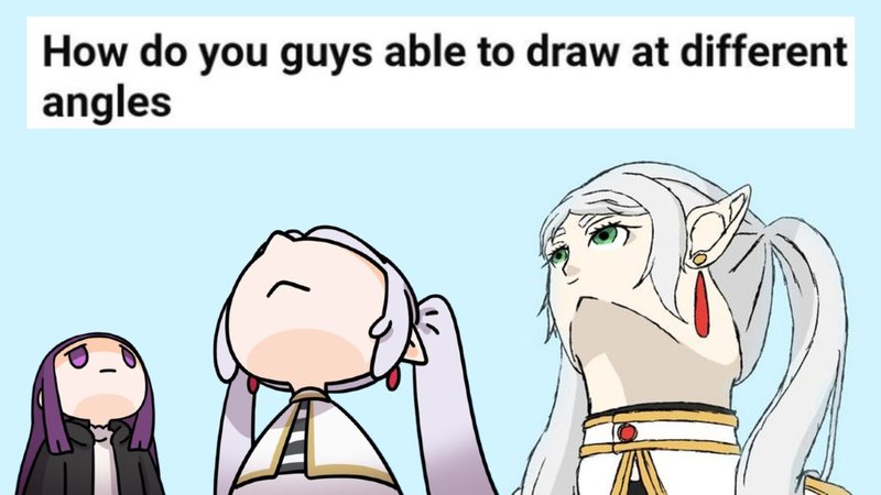 What Is The 'Frieren Looking Up' Meme? Why Bad Drawings Of 'Frieren' Are Taking Over Social Media Explained