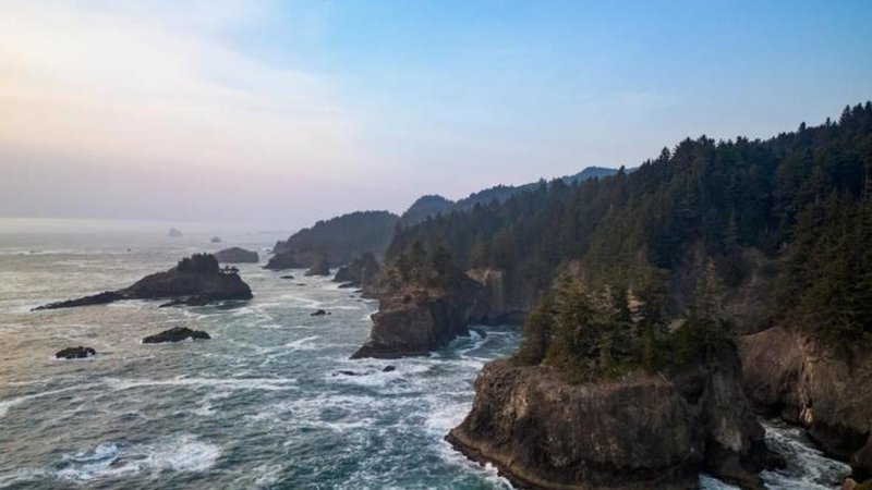 Two landscape photos.