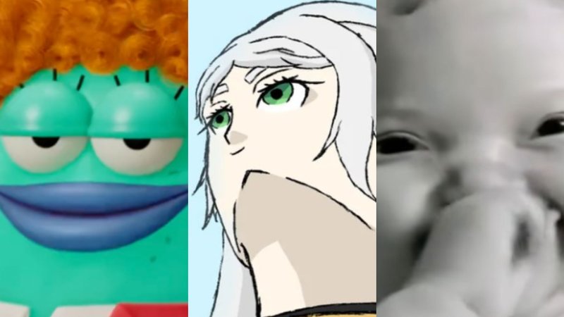 Frieren Angle, SpongeBob Big Guy Pants Okay, Grok Glazing Musk, Baby w/ Motion, Domer