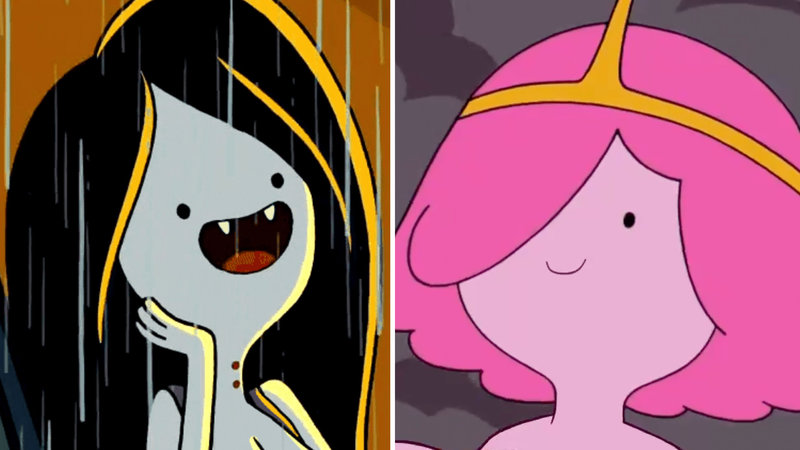 The Marceline GIF and Princess Bubblegum GIF from Twitter.