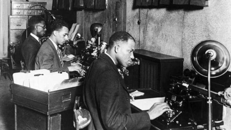 Two photos from the 1930s.