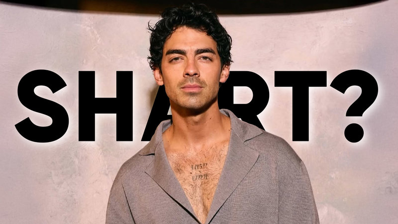 Joe Jonas Shart graphic.