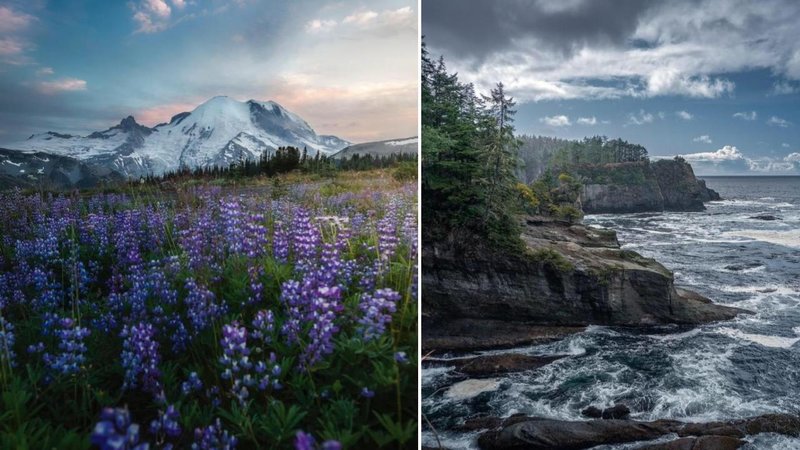 Two national park photos.