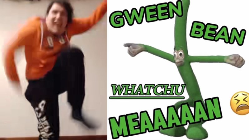 Gween Bean Whatchu Mean meme explained.