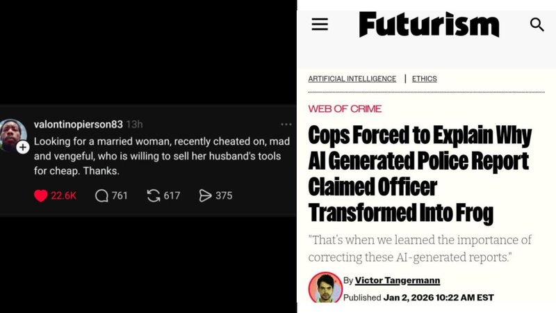 Two oddly specific posts.