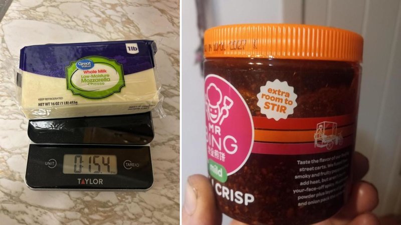 Two examples of shrinkflation.