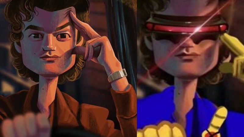 Steve Harrington Drawing meme explained.