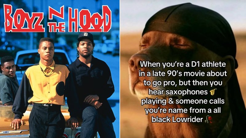 Hood Saxophones meme explained.