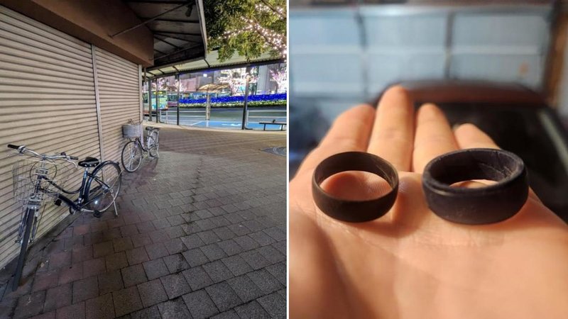 Two worn down items. 