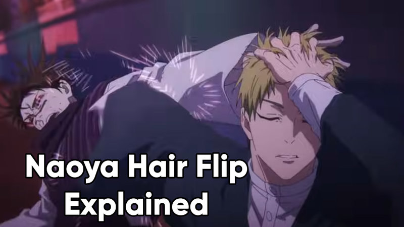 Naoya Hair Flip meme explained.