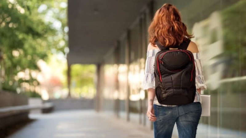 A college student. This image is not representative of the original poster.